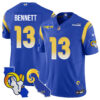 Los Angeles Rams 2025 Vapor Limited Jersey – All Stitched – Royal – Stetson Bennett Jersey