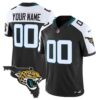 Jacksonville Jaguars Florida Patch Vapor Custom Jersey – All Stitched – Black Alternate Jersey