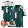 Philadelphia Eagles LII-LIX Super Bowl Champions Vapor Limited Gold Jersey – All Stitched – Green Alternate – DeVonta Smith Jersey