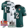 Philadelphia Eagles LII-LIX Super Bowl Champions Vapor Limited Jersey – All Stitched – Split – Randall Cunningham Jersey