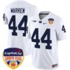 Penn State Nittany Lions Orange Bowl Patch Vapor Limited Jersey – All Stitched – White – Tyler Warren Jersey