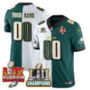 Philadelphia Eagles LII-LIX Super Bowl Champions Gold Custom Jersey – All Stitched – Split Jersey