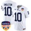 Penn State Nittany Lions Orange Bowl Patch Vapor Limited Jersey – All Stitched – White – Nicholas Singleton Jersey