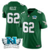 Philadelphia Eagles 2024 NFC Champion Player Jersey – All Stitched – Kelly Green – Jason Kelce Jersey