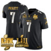 Philadelphia Eagles LII-LIX Super Bowl Champions Gold Jersey – All Stitched – Black Limited – Kenny Pickett Jersey
