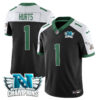 Philadelphia Eagles 2024 NFC Champion Player Jersey – All Stitched – Black Alternate – Jalen Hurts Jersey