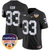 Penn State Nittany Lions Orange Bowl Patch Vapor Limited Jersey – All Stitched – Black – Jack Ham Jersey