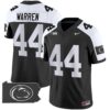 Penn State Nittany Lions 2024 Home Patch Vapor Limited Jersey – All Stitched – Black Alternate – Tyler Warren Jersey