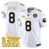 Chiefs Super Bowl LIX Patch Gold Vapor Limited Jersey – All Stitched – White Gold – DeAndre Hopkins Jersey