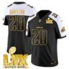 Philadelphia Eagles Super Bowl LIX Patch Gold Vapor Limited Jersey – All Stitched – Alternate – Brian Dawkins Jersey