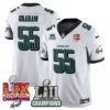Philadelphia Eagles LII-LIX Super Bowl Champions Vapor Limited Jersey – All Stitched – White – Brandon Graham Jersey