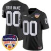 Penn State Nittany Lions Orange Bowl Patch Vapor Limited Custom Jersey – All Stitched – Black Jersey