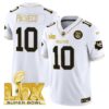 Chiefs Super Bowl LIX Patch Gold Vapor Limited Jersey – All Stitched – White Gold – Isiah Pacheco Jersey