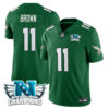 Philadelphia Eagles 2024 NFC Champion Player Jersey – All Stitched – Kelly Green – A. J. Brown Jersey