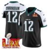 Philadelphia Eagles Super Bowl LIX Patch Vapor Limited Jersey – All Stitched – Black Alternate – Randall Cunningham Jersey