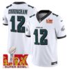 Philadelphia Eagles Super Bowl LIX Patch Vapor Limited Jersey – All Stitched – White – Randall Cunningham Jersey