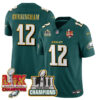 Philadelphia Eagles LII-LIX Super Bowl Champions Vapor Limited Gold Jersey – All Stitched – Midnight Green – Randall Cunningham Jersey