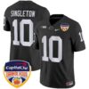 Penn State Nittany Lions Orange Bowl Patch Vapor Limited Jersey – All Stitched – Black – Nicholas Singleton Jersey
