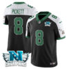 Philadelphia Eagles 2024 NFC Champion Player Jersey – All Stitched – Black Alternate – Kenny Pickett Jersey
