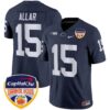 Penn State Nittany Lions Orange Bowl Patch Vapor Limited Jersey – All Stitched – Navy – Drew Allar Jersey