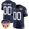 Penn State Nittany Lions Orange Bowl Patch Vapor Limited Custom Jersey – All Stitched – Navy Jersey