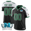 Philadelphia Eagles 2024 NFC Champion Custom Jersey – All Stitched – Black Alternate Jersey