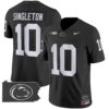 Penn State Nittany Lions 2024 Home Patch Vapor Limited Jersey – All Stitched – Black – Nicholas Singleton Jersey