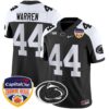 Penn State Nittany Lions Orange Bowl Patch Vapor Limited Jersey – All Stitched – Black Alternare – Tyler Warren Jersey