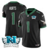 Philadelphia Eagles 2024 NFC Champion Player Jersey – All Stitched – Black – Jalen Hurts Jersey