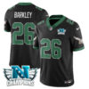 Philadelphia Eagles 2024 NFC Champion Player Jersey – All Stitched – Black – Saquon Barkley Jersey