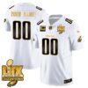 Custom Name/Gender Philadelphia Eagles Super Bowl LIX Champions Vapor Limited Jersey – All Stitched – White Gold Jersey