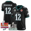 Philadelphia Eagles LII-LIX Super Bowl Champions Vapor Limited Jersey – All Stitched – Black – Randall Cunningham Jersey