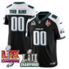 Custom Name/Gender Philadelphia Eagles LII-LIX Super Bowl Champions Vapor Limited Jersey – All Stitched – Black Alternate Jersey
