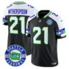 Seahawks 2024 Seattle Est. 1976 Patch Vapor Limited Jersey – All Stitched – Black Alternate – Devon Witherspoon Jersey