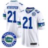 Seahawks Throwback Est. 1976 Patch Game Jersey – All Stitched – White – Devon Witherspoon Jersey