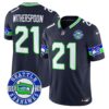 Seahawks 2024 Seattle Est. 1976 Patch Vapor Limited Jersey – All Stitched – Navy – Devon Witherspoon Jersey