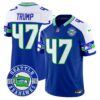 Seahawks 2024 Seattle Est. 1976 Patch Vapor Limited Jersey – All Stitched – Royal Alternate – Donald Trump Jersey