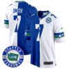 Seahawks Throwback Est. 1976 Patch Game Jersey – All Stitched – Split – Geno Smith Jersey