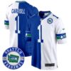 Seahawks Throwback Est. 1976 Patch Game Jersey – All Stitched – Split – Pete Carroll Jersey