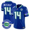 Seahawks 2024 Seattle Est. 1976 Patch Vapor Limited Jersey – All Stitched – Royal – Dk Metcalf Jersey