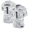 Seahawks 2024 Salute to Service Vapor Limited Jersey – Arctic Camo – All Stitched – Pete Carroll Jersey