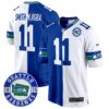 Seahawks Throwback Est. 1976 Patch Game Jersey – All Stitched – Split – Smith-Njigba Jersey