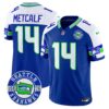 Seahawks 2024 Seattle Est. 1976 Patch Vapor Limited Jersey – All Stitched – Royal Alternate – Dk Metcalf Jersey