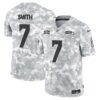 Seahawks 2024 Salute to Service Vapor Limited Jersey – Arctic Camo – All Stitched – Geno Smith Jersey