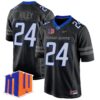 Boise State Broncos 2024 Game Jersey – All Stitched – Black – Dylan Riley Jersey
