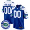 Seahawks Throwback Est. 1976 Patch Game Custom Jersey – All Stitched – Royal Alternate Jersey
