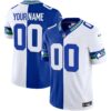 Seahawks Throwback & Gold Vapor Limited Custom Jersey – All Stitched – Split Jersey