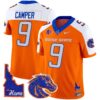 Boise State Broncos 2024 Home Patch Vapor Limited Jersey – All Stitched – Orange Alternate – Cameron Camper Jersey