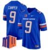 Boise State Broncos 2024 Game Jersey – All Stitched – Royal – Cameron Camper Jersey