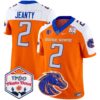 Boise State Broncos 2024 The Fiesta Bowl Patch Vapor Limited Jersey – All Stitched – Orange Alternate – Ashton Jeanty Jersey